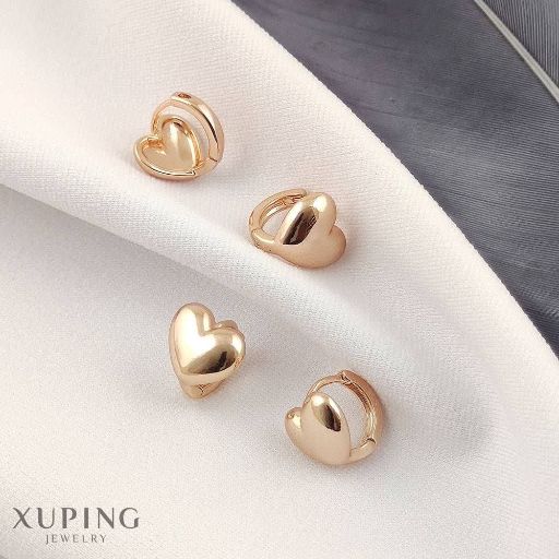 گوشواره قلبی ژوپینگ کد 1695 - خرید آنلاین از گالری آداس